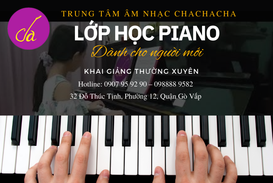 khóa dạy đàn piano tại Gò Vấp